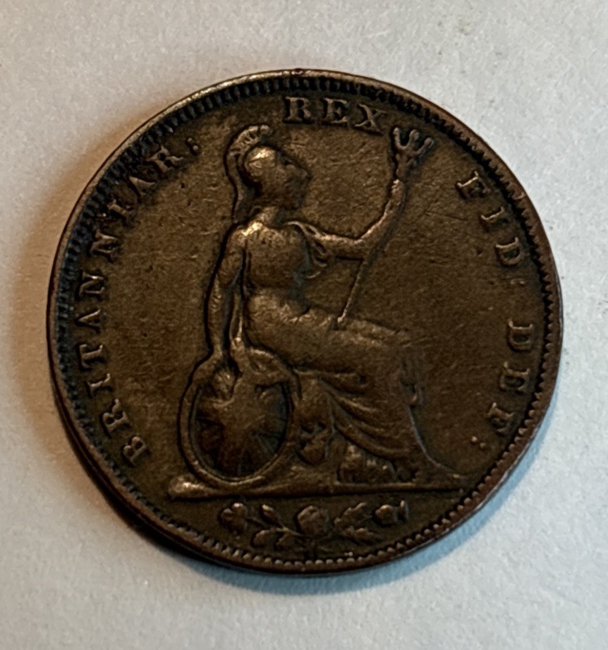 1826 KG 4 Farthing