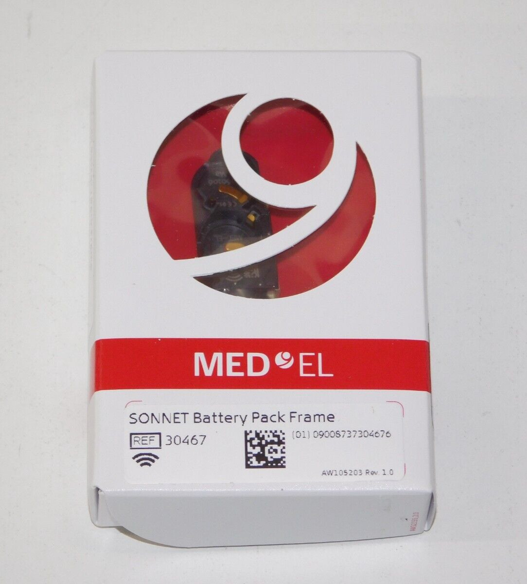 New MED EL 30467 SONNET Battery Pack Frame Medel Unit in Box Made in Bulgaria