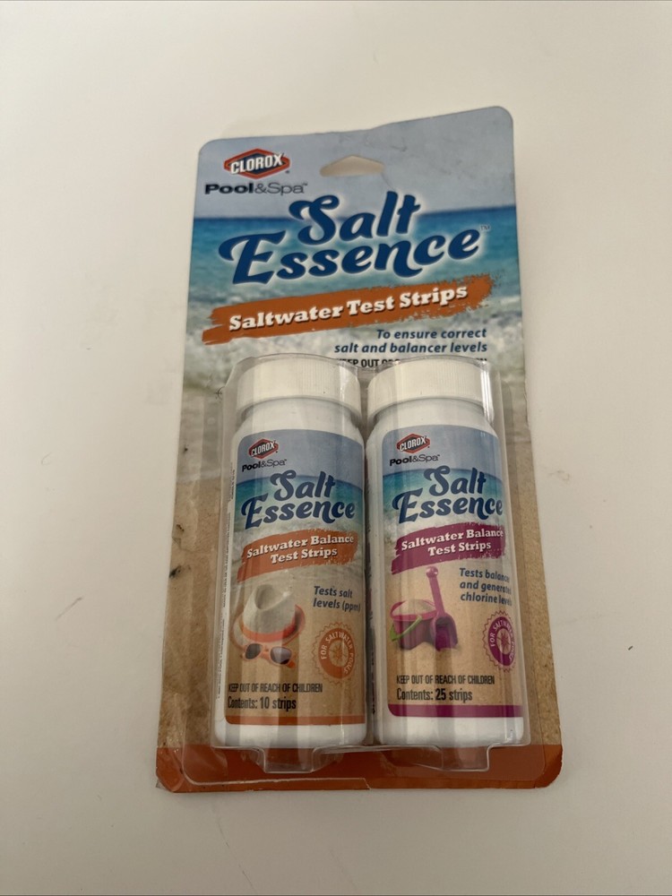 Clorox Pool:  Salt Pool Test Strips for Pool Water Testing Patio pH