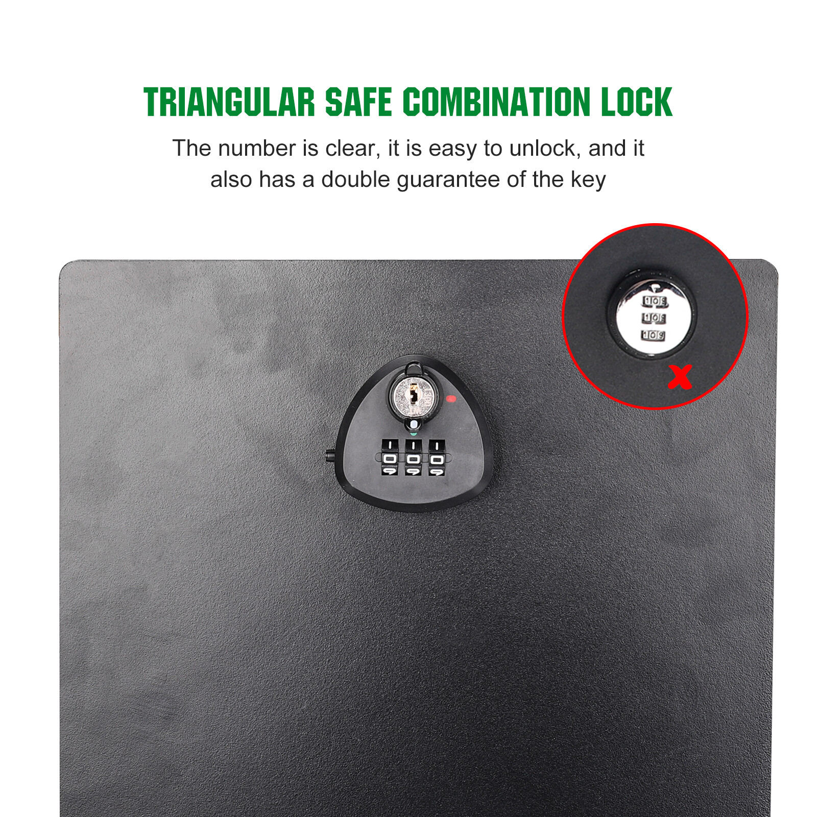 Center Console Safe Vault STORAGE For Ford 15-20 F150 17-21 F250 F350 Super Duty