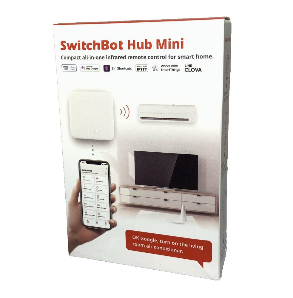 Compact SwitchBot Hub Mini Infrared Remote Control Smart Home Internet Appliance