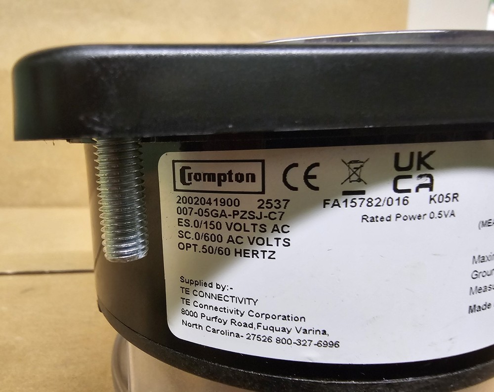 Crompton 007-05GA-PZSJ-C7 Instruments Meter