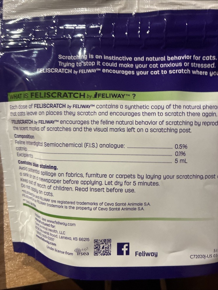 FELISCRATCH by Feliway Cat-Scratching Deterrent
