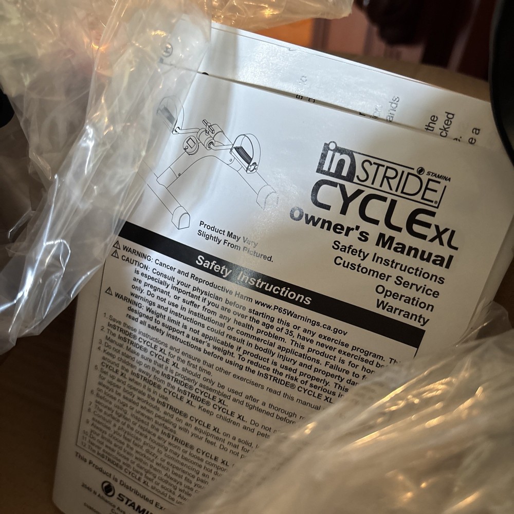 EXERCISE STRIDE CYCLE XL NEW IN BOX