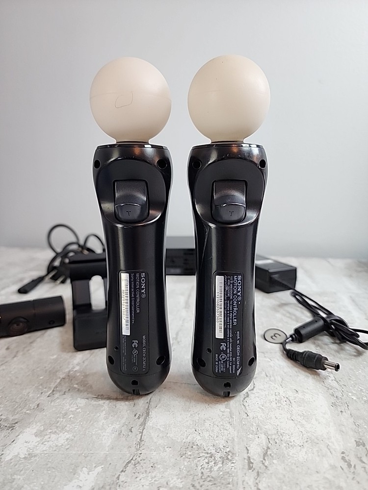 SONY PS4 VR Headset with Camera Bundle (PS4, Model CUH-ZVR2) Tested Working