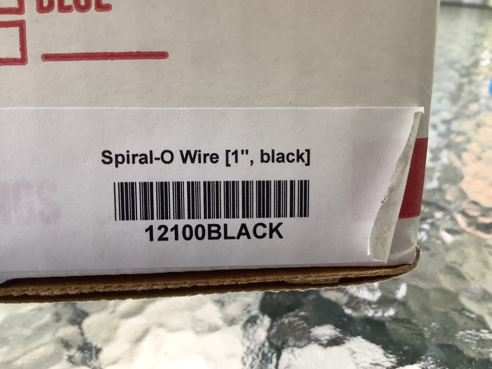 Spiral-O 19 Loop Wire Binding 1" Black Qty 30