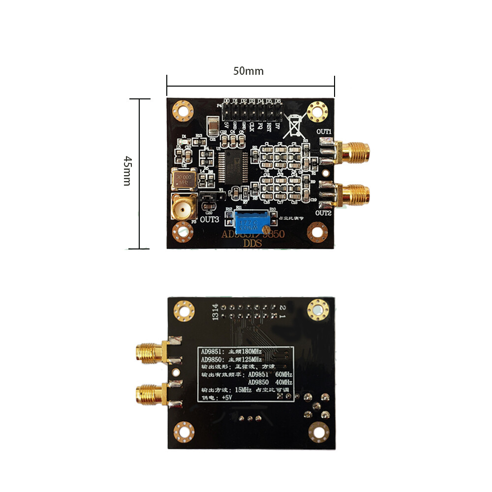 AD9851 DDS Function Signal Generator Compatible with AD9850 Reduced Edition