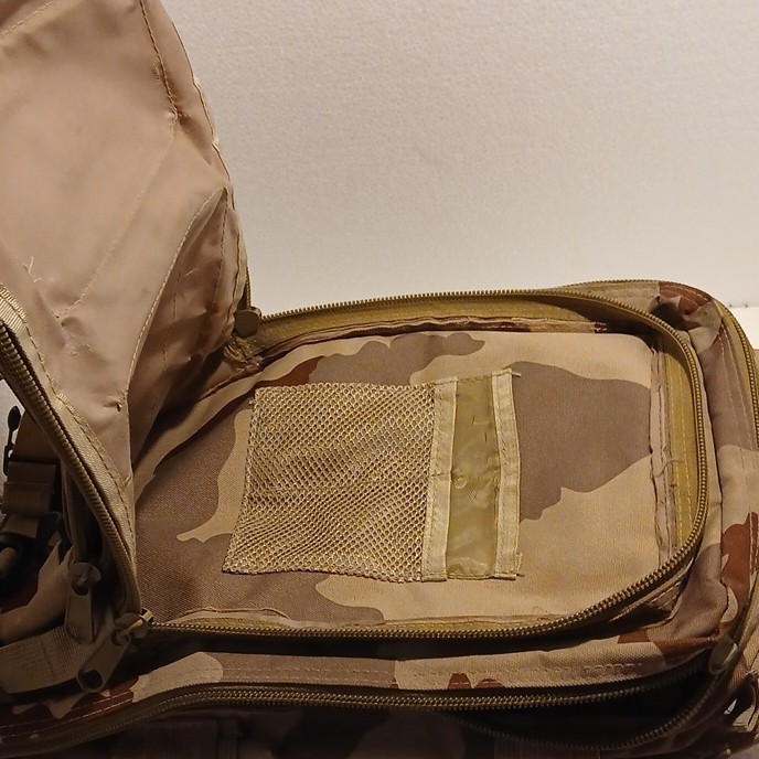 Camouflage Tactical Backpack Nylon MOLLE Multi-Compartment Adjustable Straps