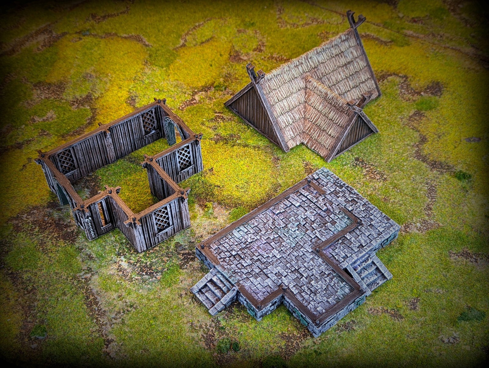 Kingdom of Saxonia Rohan Villager House 28mm Tabletop Terrain