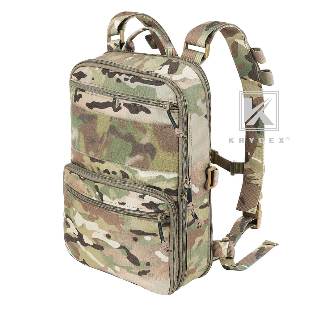 KRYDEX D3 Flatpack 23L Tactical Expandable Backpack MOLLE Travel EDC Bag