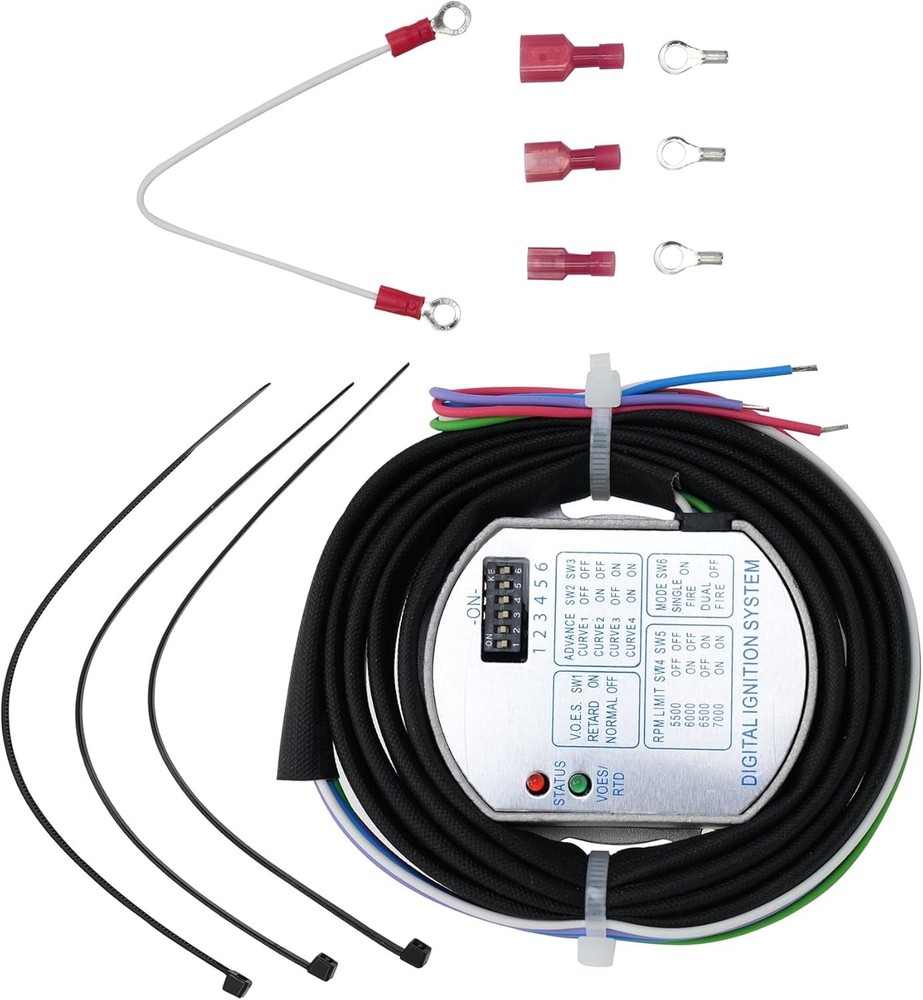 Electronic Ignition Module 53-644 For Harley Dyna 2000i Programmable Single Fire