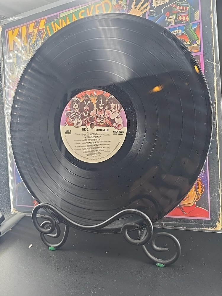KISS Unmasked Autographed Inner Peter Chris & Ace Frehley Casablanca VG+/VG