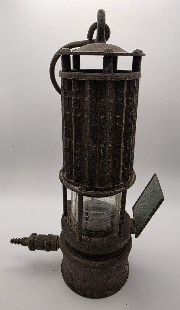 Antique Wolf Safety Miners Lamp Lantern
