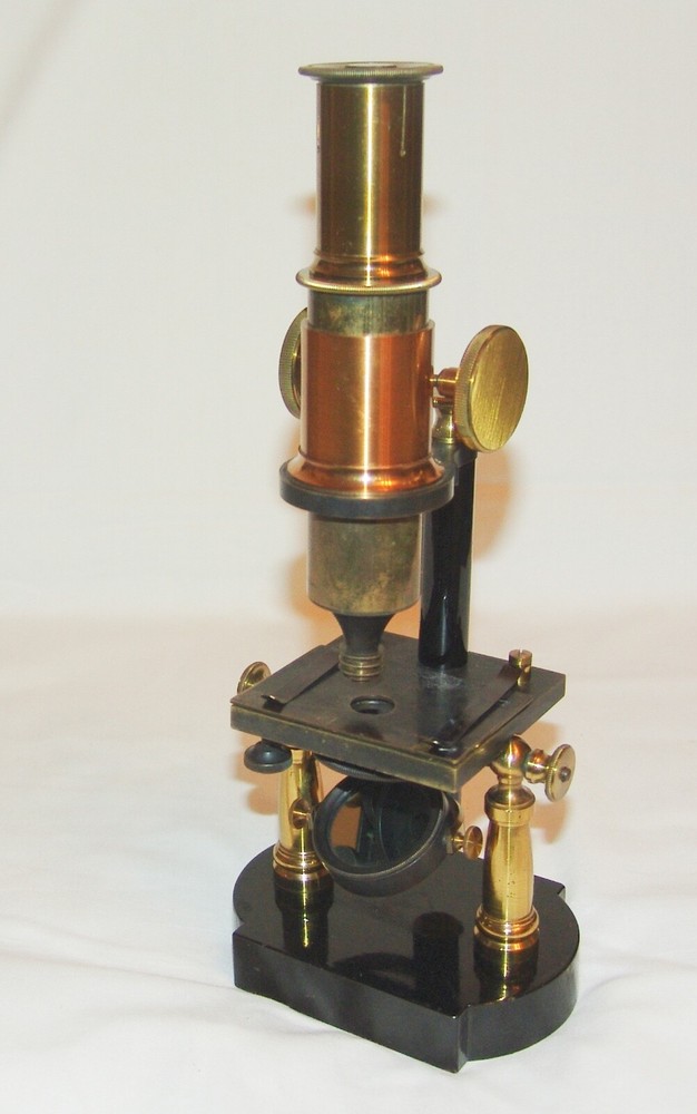 rare antique brass Microscope