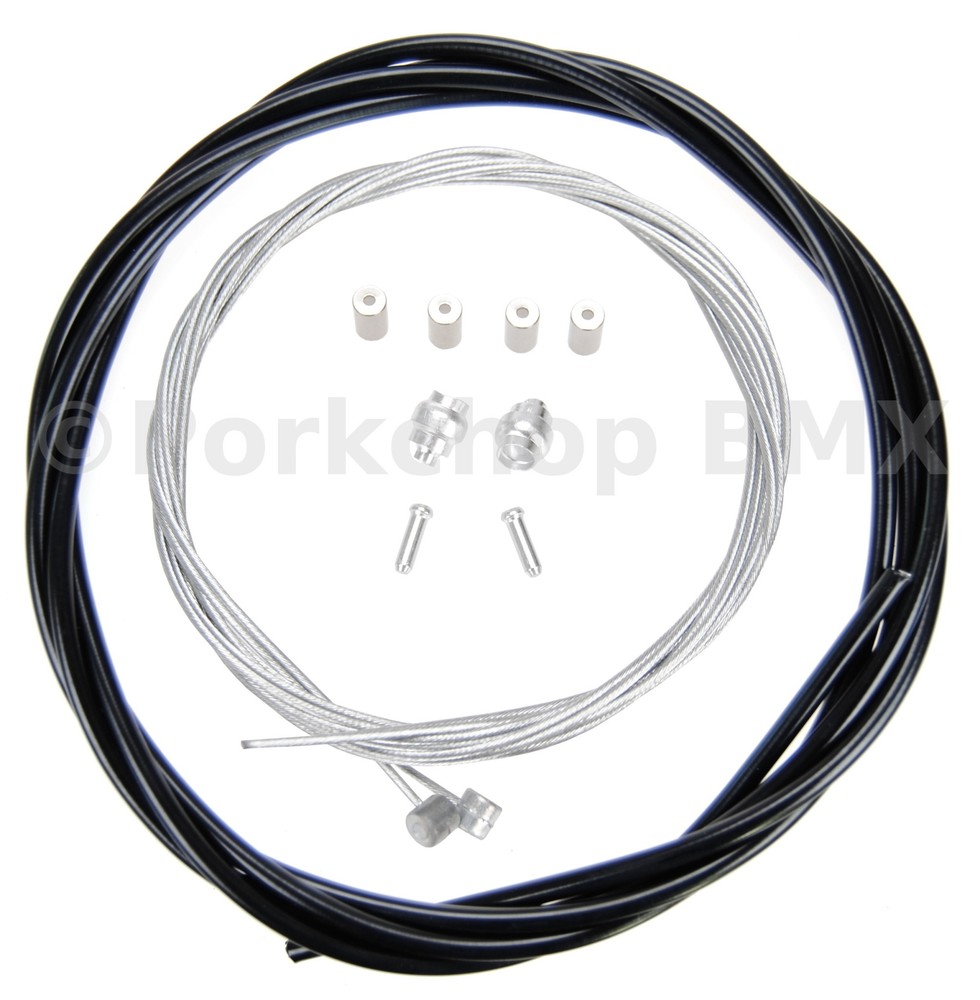Basic Bicycle Brake Cable Kit for BMX/MTB - BLACK