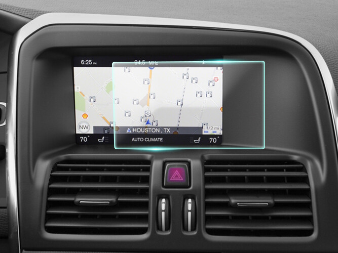 Crystal Clear Screen Protector for 2017 Volvo XC60 Vehicle Navigation