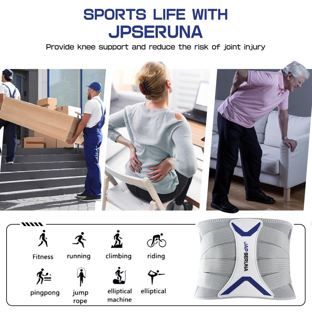 Lower Back Brace for Pain Relief & Posture Correction - Bionic Y-Back Support...