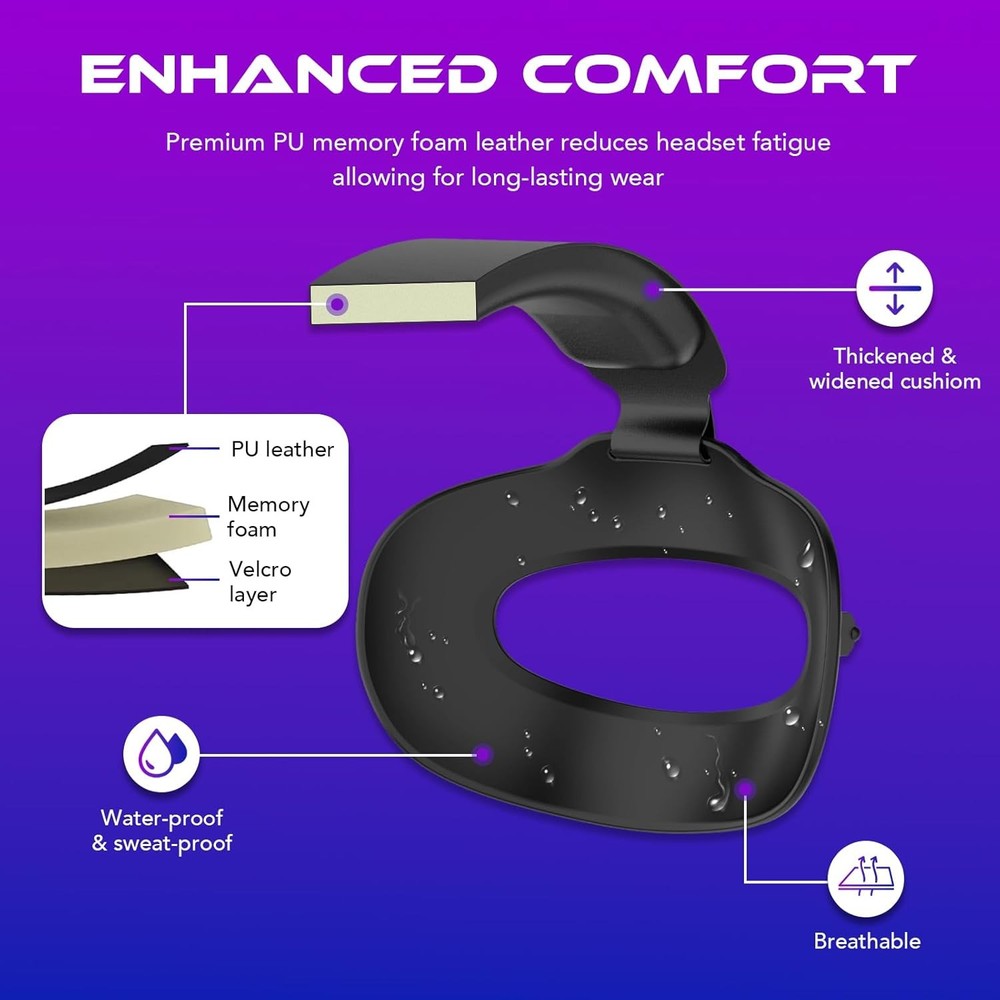 Lightweight Adjustable Head Strap Replacement for Oculus/Meta Quest 3/3s