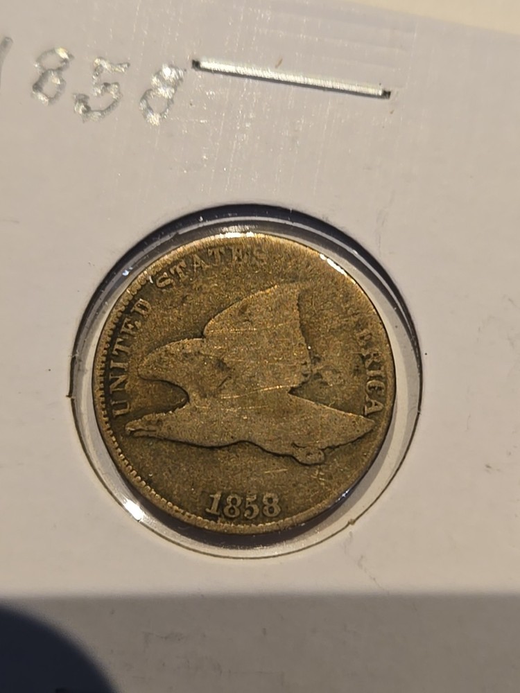 1958 One Cent Flying Eagle Coin