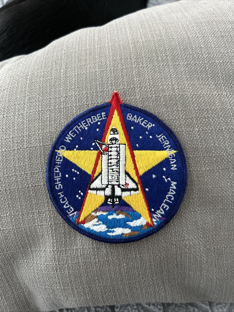 NASA Patch Space Shuttle Columbia STS-52 Veach Sheperd Wetherbee Baker Jernigan
