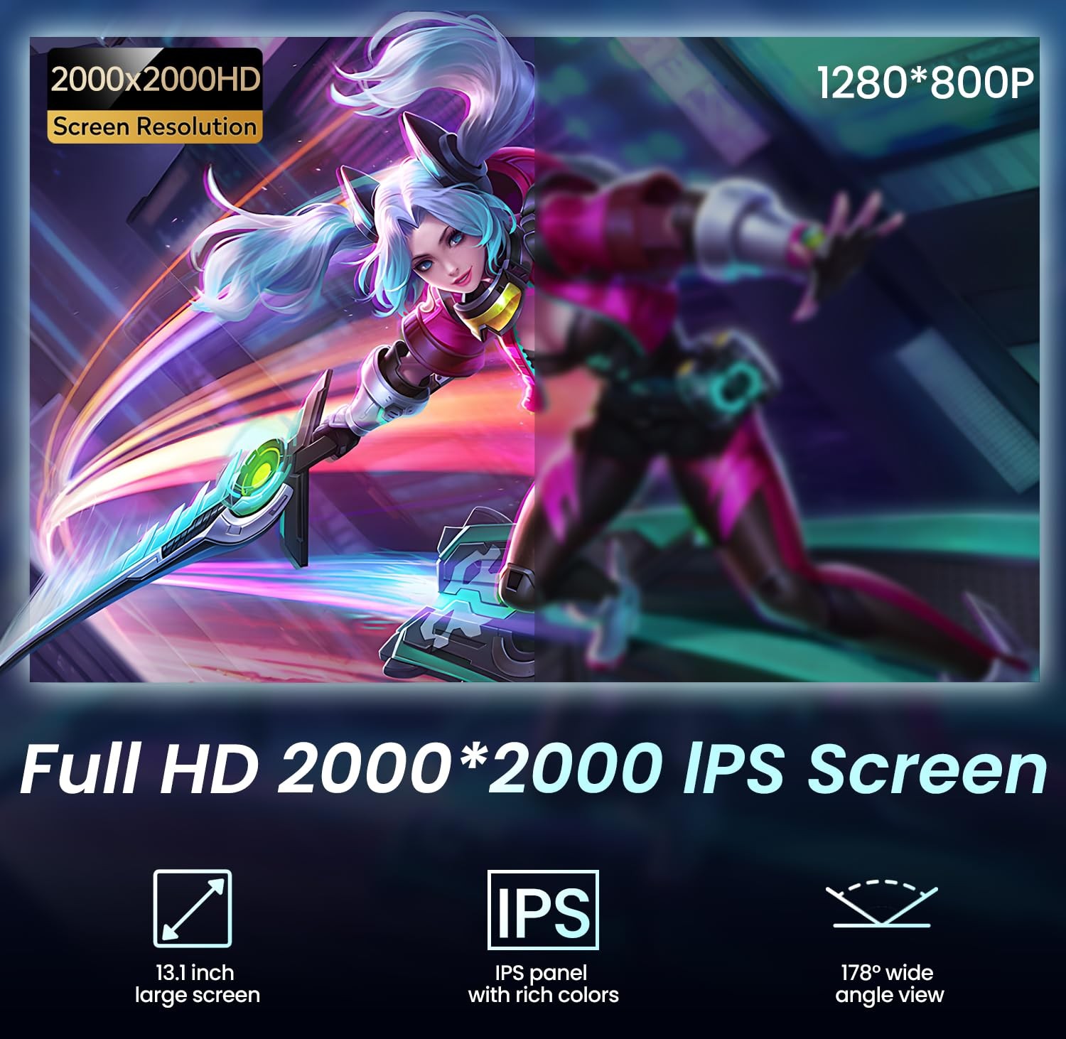 13.1'' 4+64G Android 13 Stereo Radio for Chevy Silverado 2014-18 w/Apple Carplay