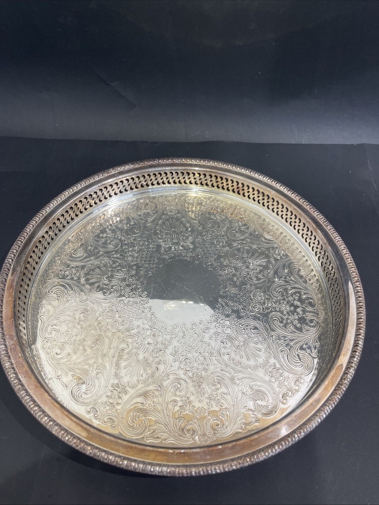 WM. ROGERS , SILVERPLATE,  Pan  12” Diameter 4371G