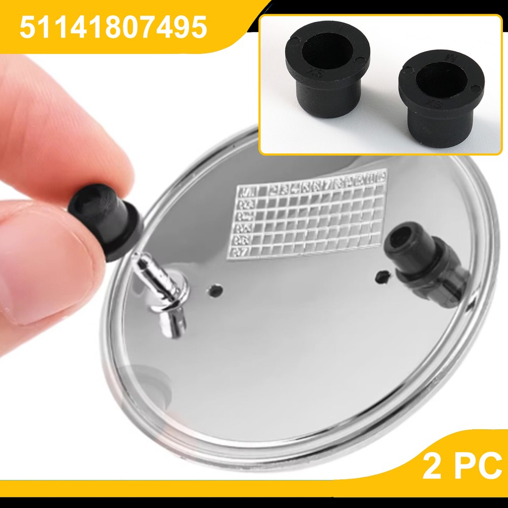 2PC Bonnet Rubber Hood Boot Trunk Emblem Badge Roundel Grommet For BMW 3 E36