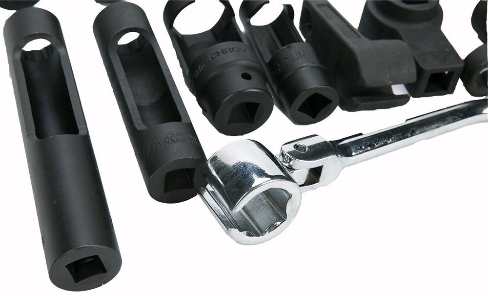 21pc Oxygen O2 Sensor Socket Set Oil Pressure Sending Unit Socket Removal Tools