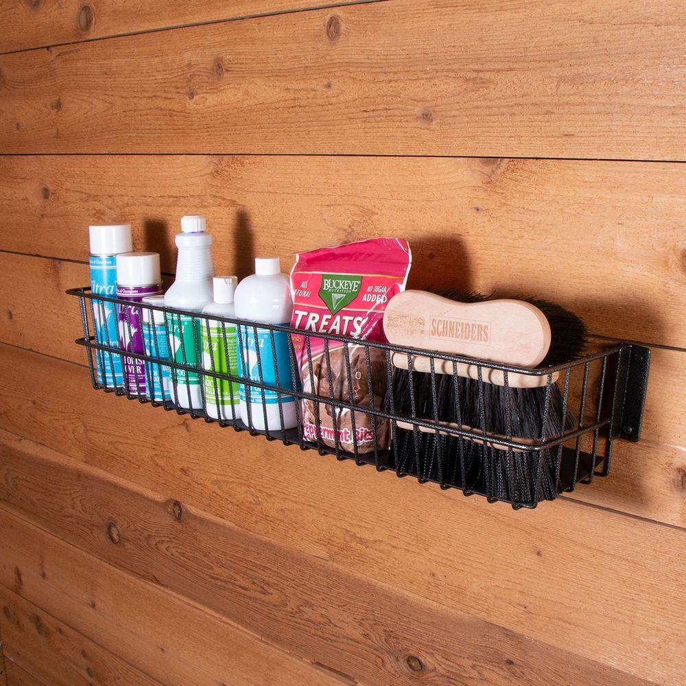 Easy-Up Pro Mounted Wall Basket | Convenient Barn Storage | Durable and Spacious