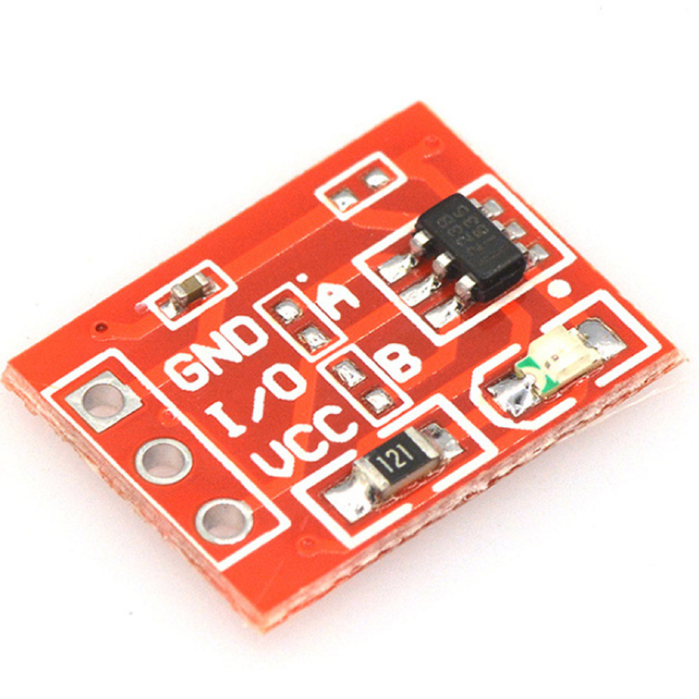 10Pcs TTP223 Touch Key Module Button Capacitive Switch Self-Locking/No-Locking B