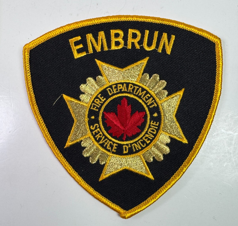 Embrun Fire Canada Patch W1