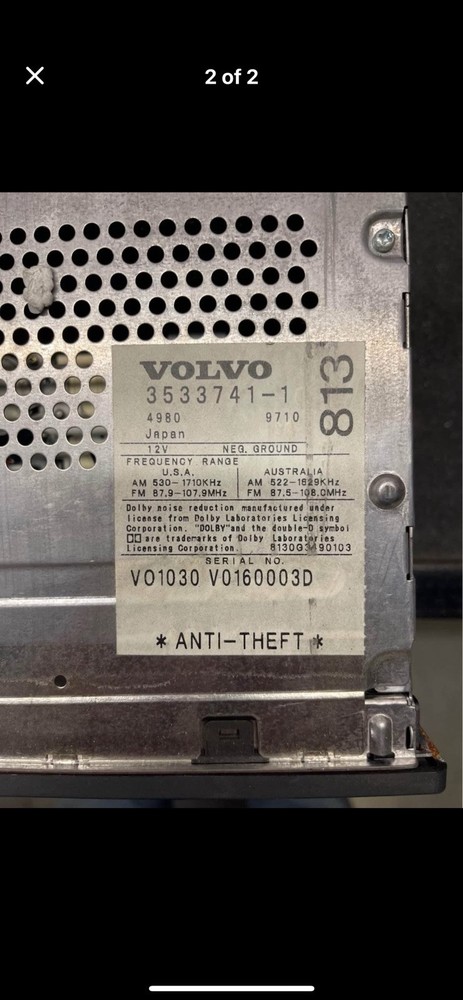 Volvo Radio