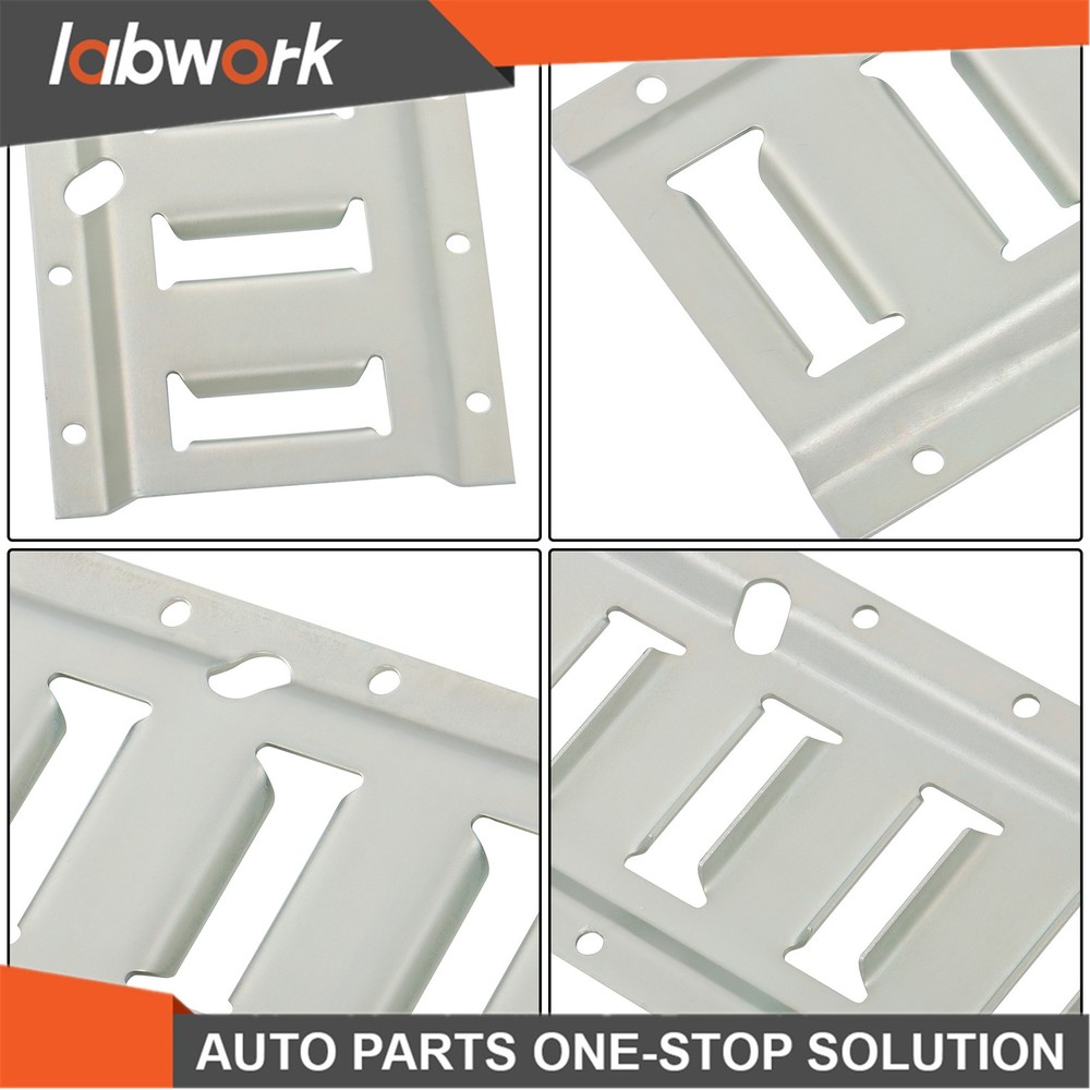 Labwork 4 Pack 4' E Track Tie Down Rail Kit Galvanized Steel For Garages Vans