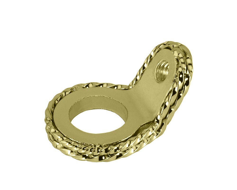 SPRING FORK TWISTED RING 1 INCH 45 DEGREES GOLD