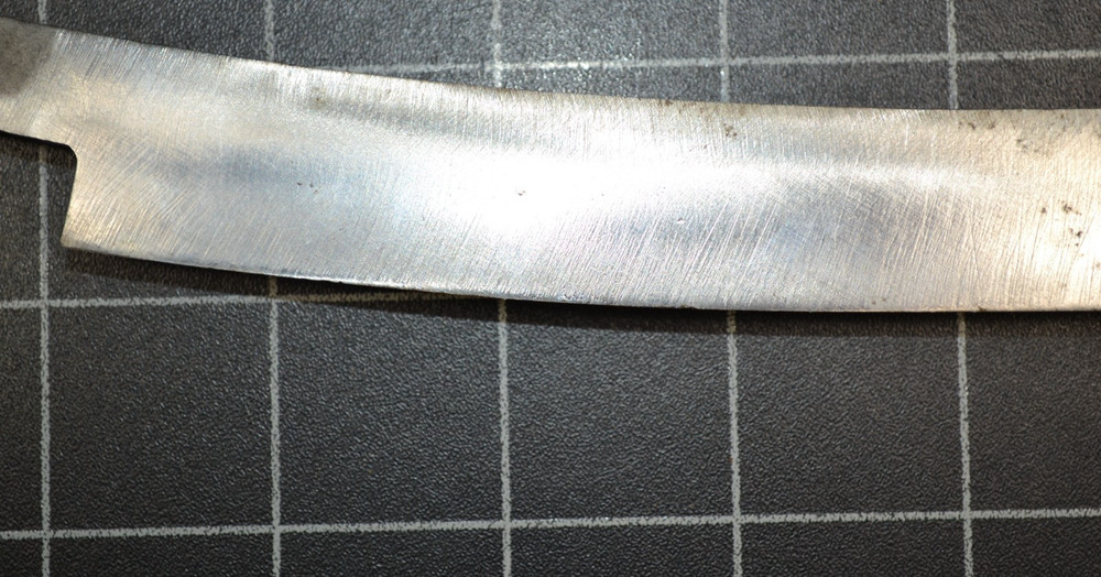 FOLDING DRAW KNIFE - BRASS FERRULES - 10" EDGE