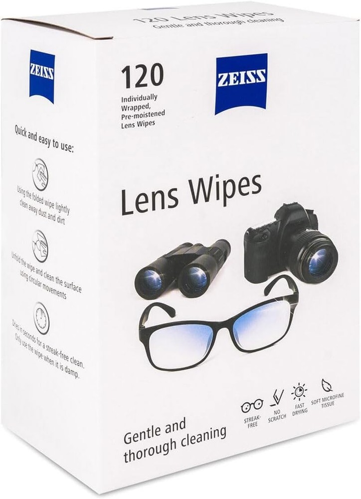 Lens Wipes, 120-Pack