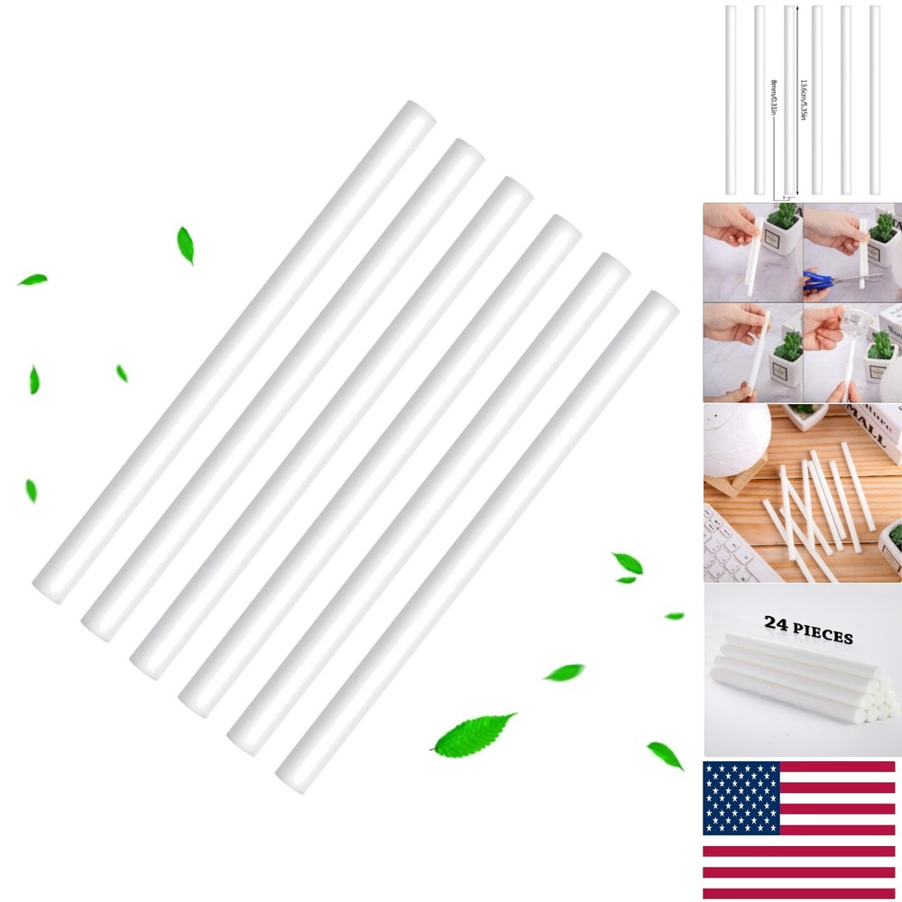 5.35'' Replacement Cotton Wicks - 24 pcs for Mini Humidifiers & Air Diffusers