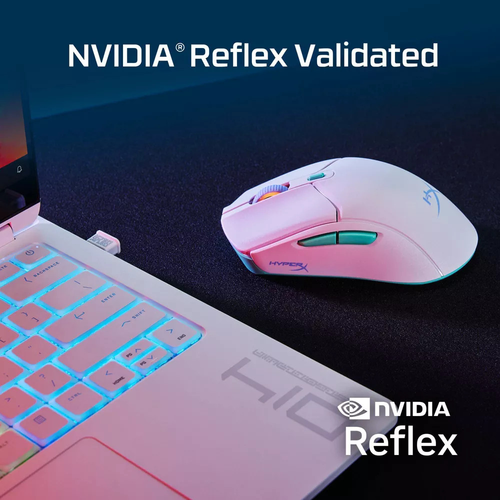 HyperX Pulsefire Haste 2 Core Wireless Gaming Mouse for PC - White