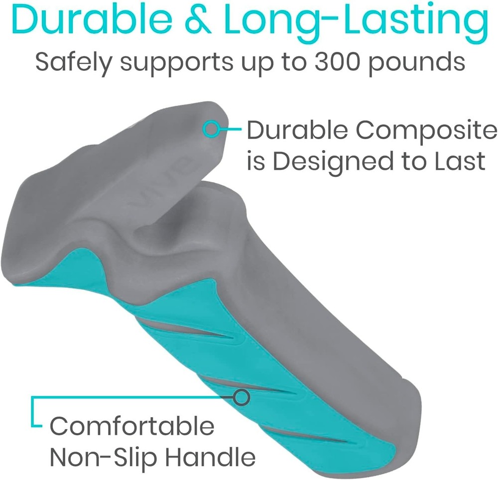 Vive Car Handle Assist for Elderly - Scratch Proof Latch - Auto Grab Single
