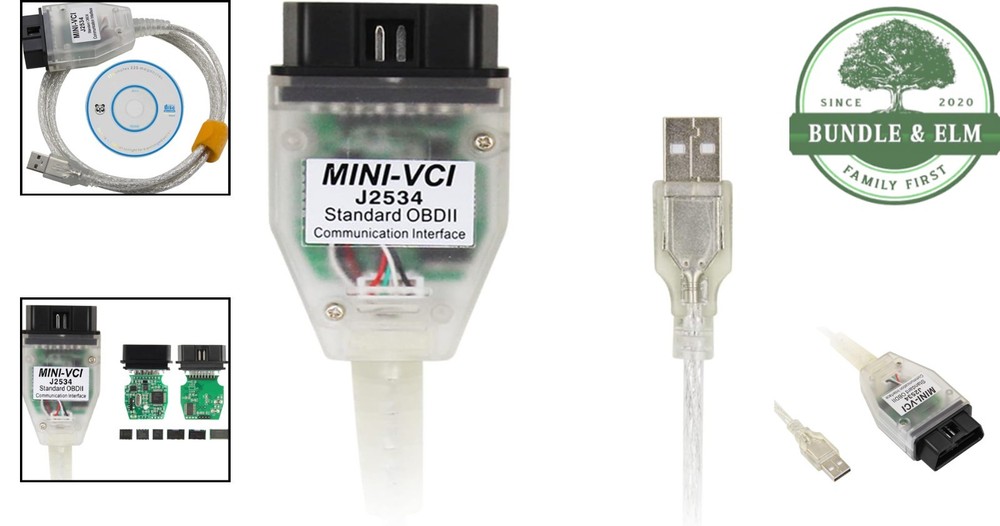 Mini Vci J2534 Cable Standard Obd2 Communication Interface for TIS Techstream...