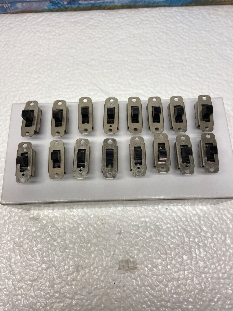STACKPOLE 4 TERMINAL PANEL MOUNT SWITCH ~ 1A/125VAC   3A 250VAC ~ 16 PIECE LOT