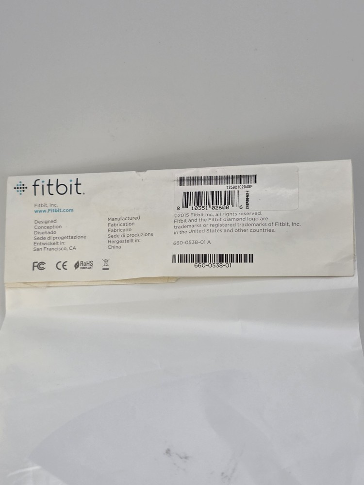 Fitbit Charge HR Replacement Tracker Unit Black OEM Replacement Sealed