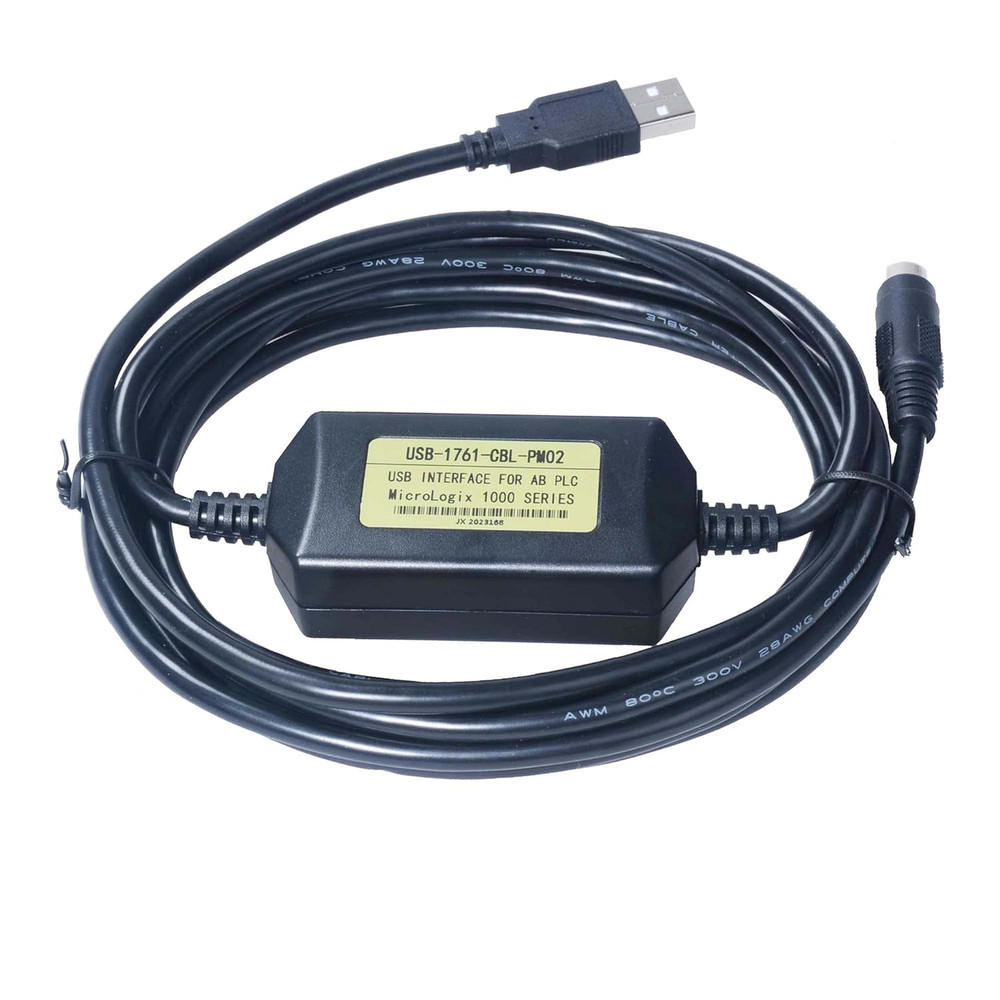 PLC Micrologix Cable USB Interface Compatible PLC Micrologix 1000, 1200, 1400 Se