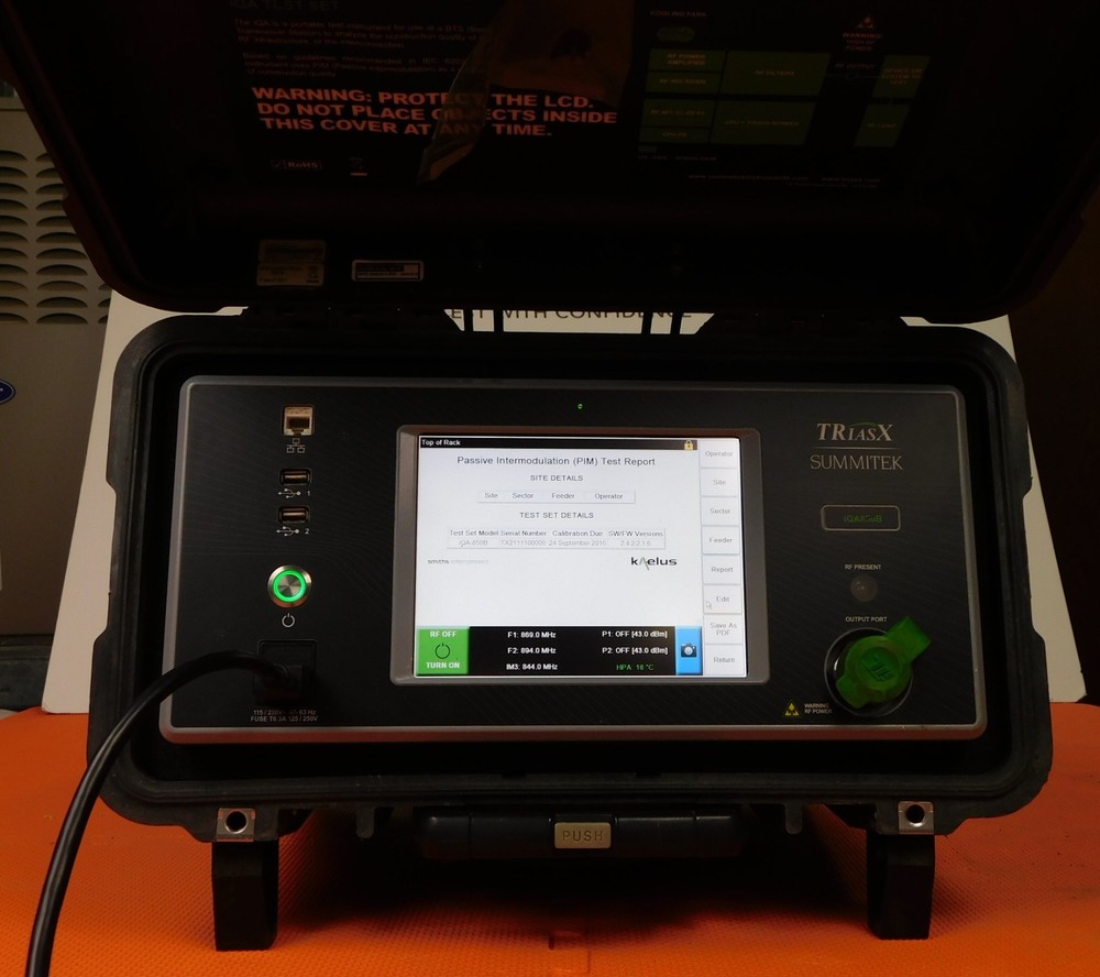 KAELUS IQA-850F1V2 Portable Passive Intermodulation Analyzer, 850MHz