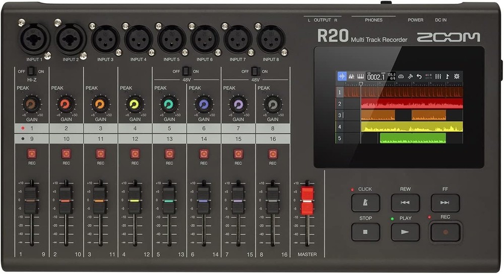 ZOOM  R20  Portable Multitrack Recorder Controller & Interface