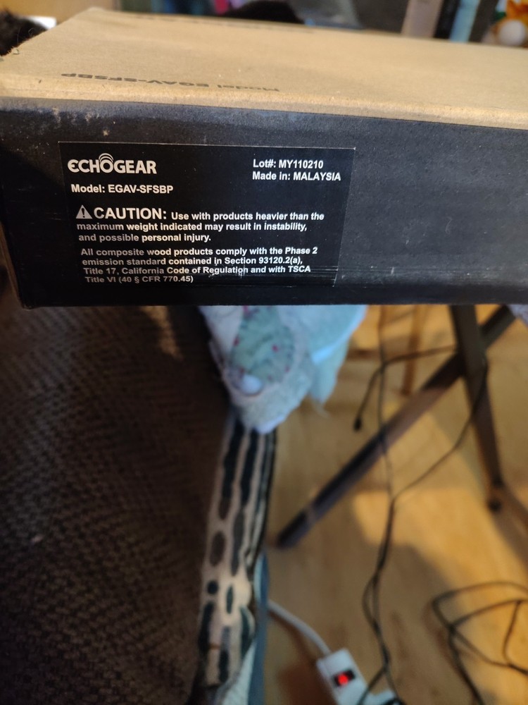 Echogear Bookshelf Speaker Stands EGAV-SFSBP