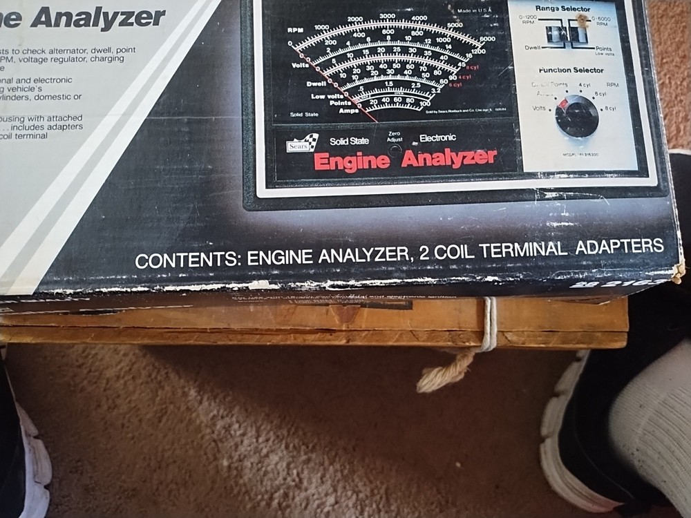 Vintage Sears Engine Analyzer