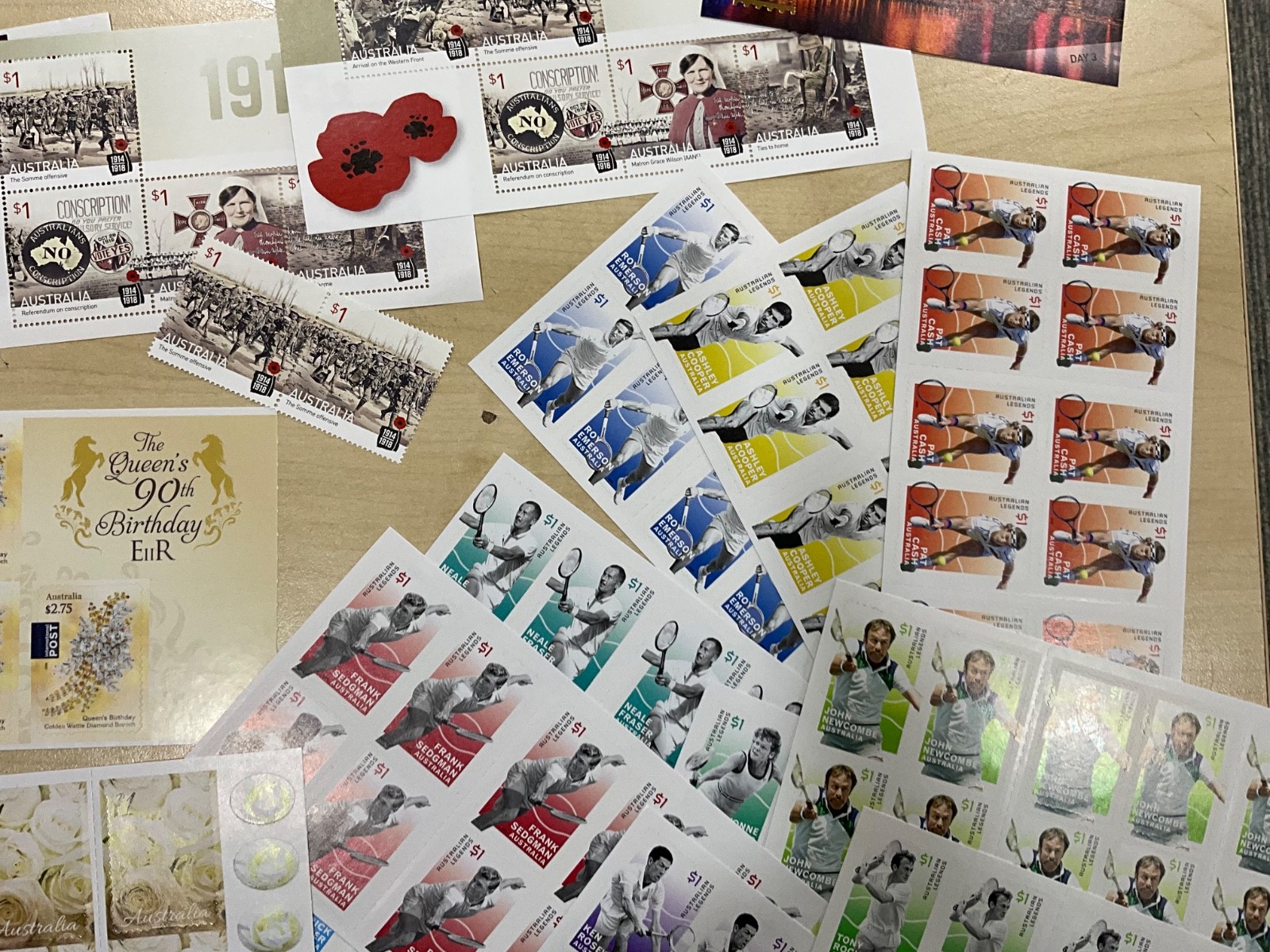 Australia stamps MNH modern Full Gum Face Value $1000+ xx132