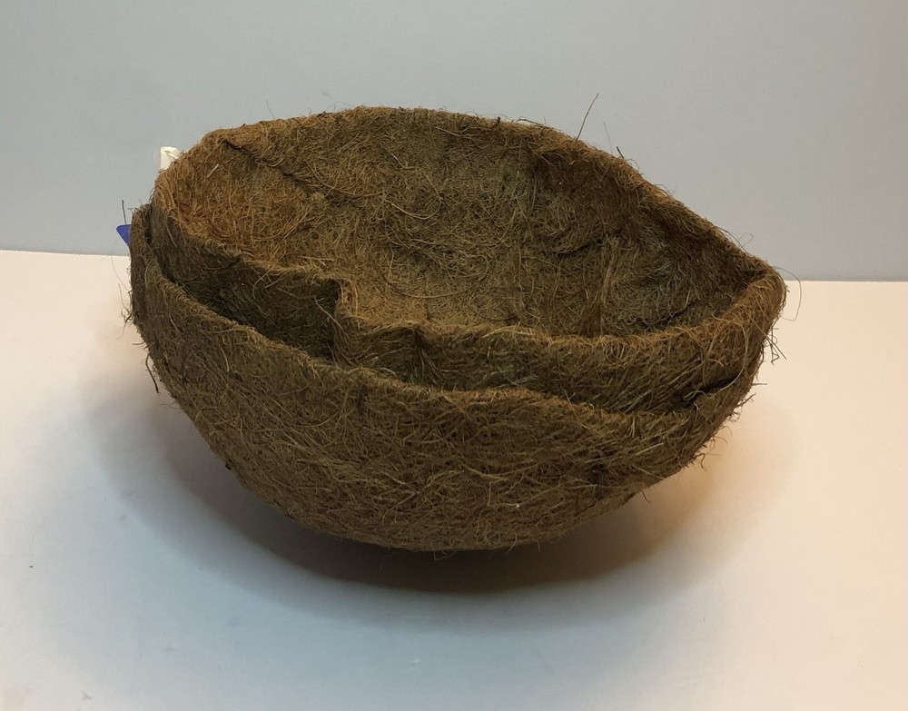Round 10" Coco Replacement Liner for Hanging Planters  2 Pack