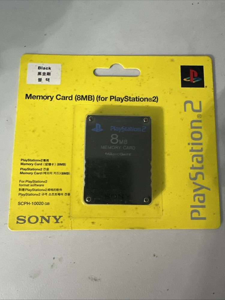 New Playstation 2 8MB Memory Card